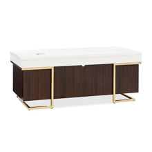 Load image into Gallery viewer, Belmont Place - Desk - White / Dark Brown
