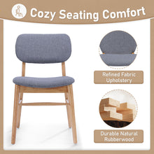 Load image into Gallery viewer, Voyager Upholstered Accent Chair With Splayed Legs And Wood Frame (Set of 2)
