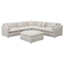 Load image into Gallery viewer, Greeley - 6 Piece Upholstered Modular Sectional Sofa - Ivory
