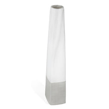 Load image into Gallery viewer, Faceted Geometric Tapered Floor Vase (576739) - White
