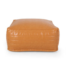 Load image into Gallery viewer, Bambo - Rectangle Pouf Ottoman Floor Cushion - Caramel
