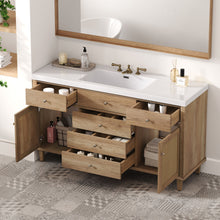 Load image into Gallery viewer, Bathroom Vanity With Sink, 5 Legs, Soft Close Drawers
