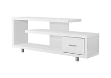 Load image into Gallery viewer, Open Shelving TV Stand - White
