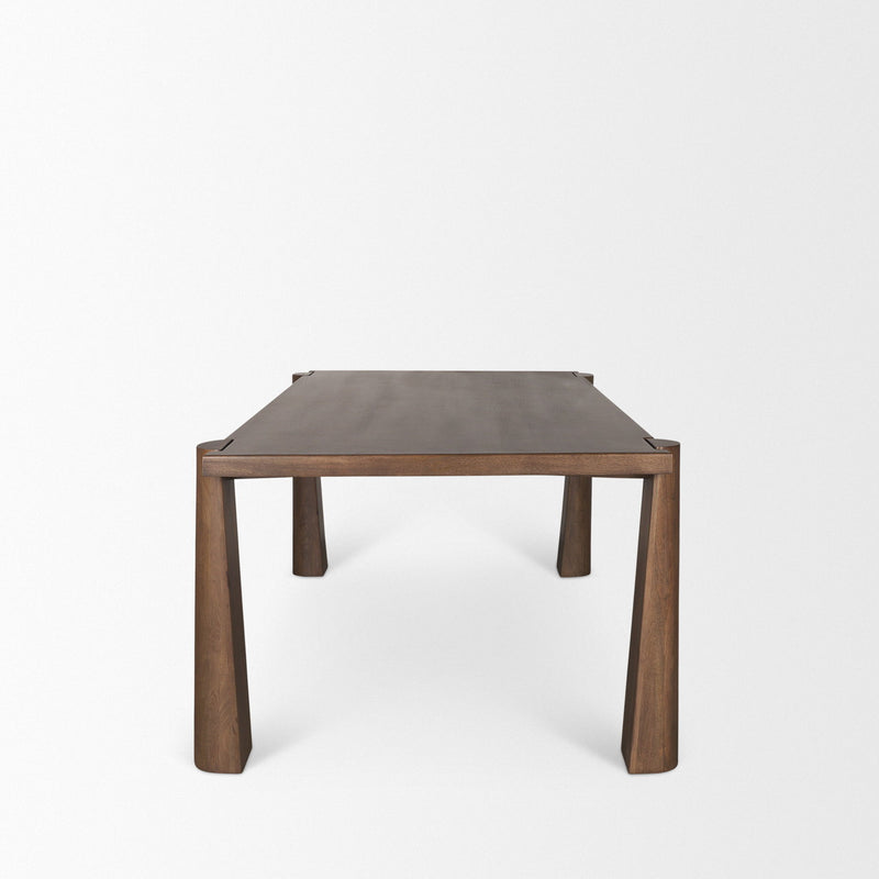 Solid Wood Dining Table (727890) - Brown