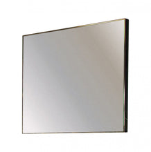 Load image into Gallery viewer, 32" Square Metal Framed Accent Mirror - Gray
