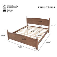 Load image into Gallery viewer, Bed Frame With Headboard &amp; Footboard
