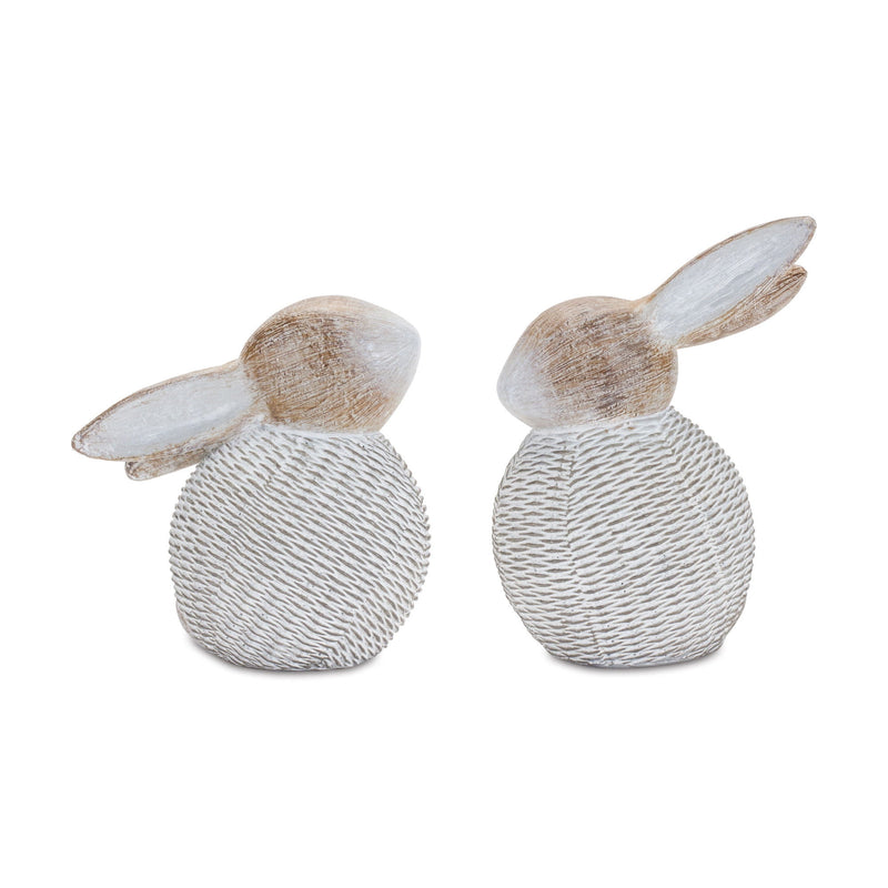 Figurine Tabletop Sculpture (Set of 2) (592957) - White