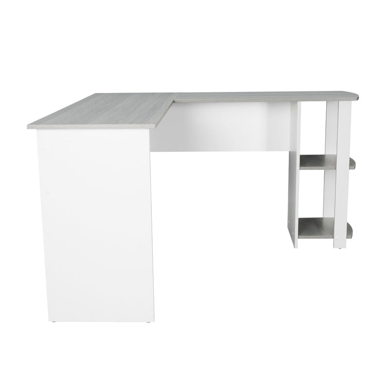 L Shape Computer Desk - Gray