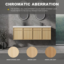 Load image into Gallery viewer, Wall-Mounted Bathroom Vanity With Resin Sink And Soft Closing Doors
