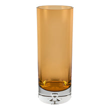 Load image into Gallery viewer, Cylinder Free Table Vase - Amber / Clear
