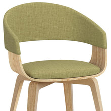 Load image into Gallery viewer, Neon Solid Wood Dining Parsons Chair - Green / Brown
