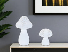 Load image into Gallery viewer, Poly Mushroom Tabletop Sculpture (Set of 2) - White
