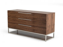 Load image into Gallery viewer, Manufactured Wood Three Drawer Dresser - Black Charcoal
