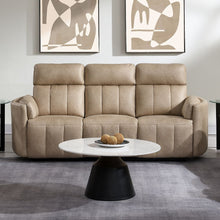 Load image into Gallery viewer, Elison - Motion Sofa - Dark Beige Polish Microfiber

