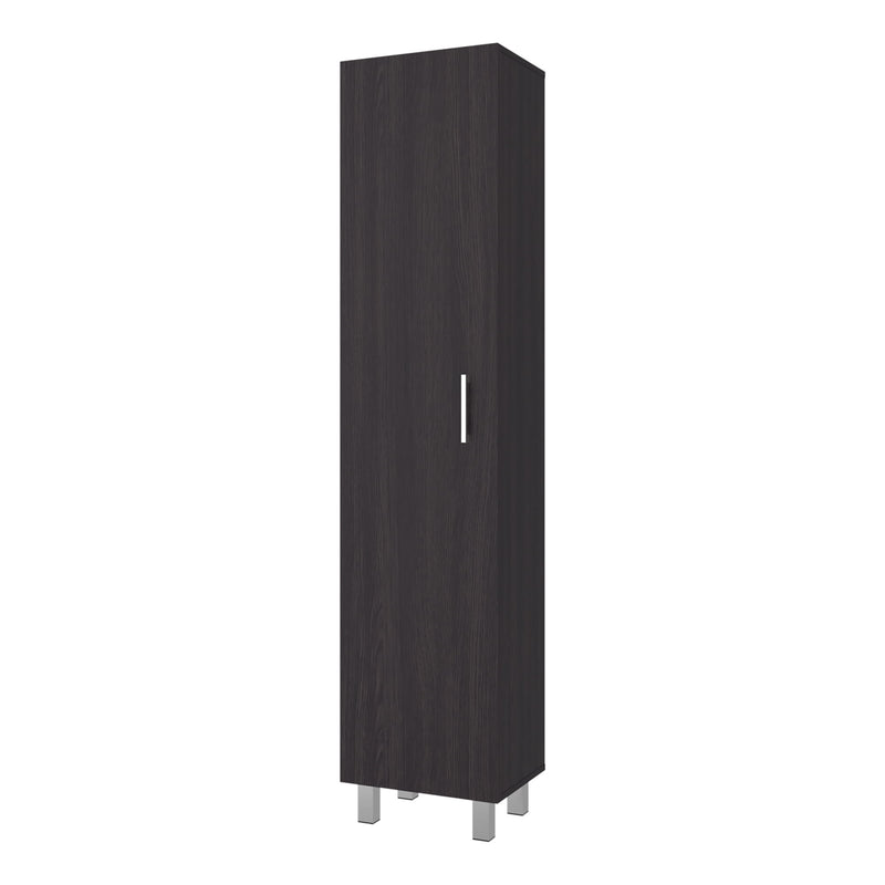 16" Wood Accent Chest - Black