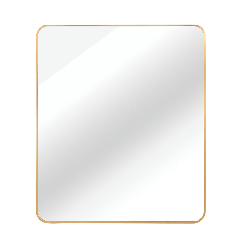 Aluminum Framed Bathroom Vanity Mirror (756083) - Gold