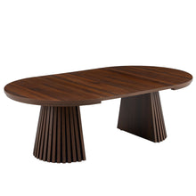 Load image into Gallery viewer, Oval Coffee Table For Living Room - Walnut
