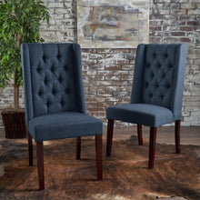 Load image into Gallery viewer, Sophisticated Tufted Dining Chair With High Back Design
