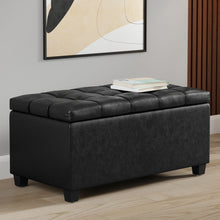 Load image into Gallery viewer, Sienna - Transitional Storage Ottoman Bench
