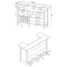 Load image into Gallery viewer, Lampton - Freestanding Home Bar - Oak
