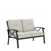 Load image into Gallery viewer, All Weather Loveseat 2 Seats Sofa With Cushions - Light Khaki / Beige
