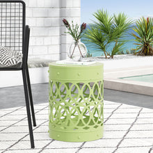 Load image into Gallery viewer, Outdoor Metal Large End Table, Modern Design
