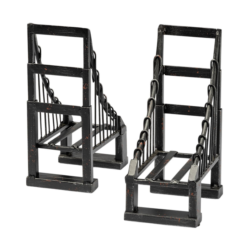 Poly Decorative Bookends (Set of 2) - Brown