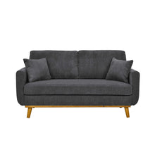 Load image into Gallery viewer, Upholstered Loveseat With Arms And Pillows
