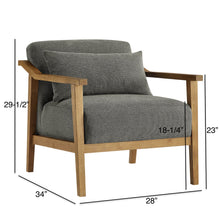 Load image into Gallery viewer, Reagan - Arm Accent Chair With Lumbar Pillow
