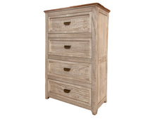 Load image into Gallery viewer, Solid Wood Four Drawer Chest - Cream
