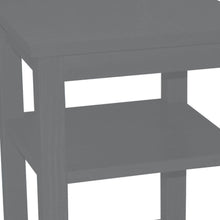 Load image into Gallery viewer, 28" Traditional Solid Wood Nightstand - Gray
