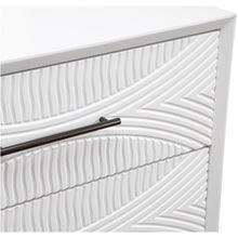 Load image into Gallery viewer, Groovy 1 Drawer Wood Nightstand - White
