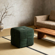 Load image into Gallery viewer, Modern Ottoman Foot Rest With Woven Design
