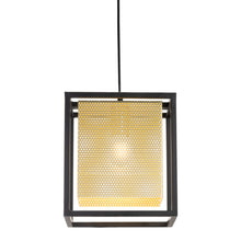 Load image into Gallery viewer, Geometric Metal Ceiling Light - Gold / Black
