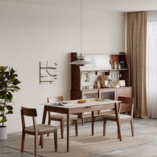 Load image into Gallery viewer, Round Corner Diagonal Leg Telescopic Table For 6 - 8 People To Meet Dining Table
