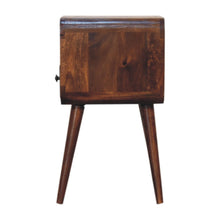 Load image into Gallery viewer, 22" Solid Wood Square One Drawer Nightstand - Chestnut
