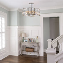 Load image into Gallery viewer, 18'' Chandelier Metal Ceiling Light - Silver
