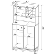 Load image into Gallery viewer, Harlie - 2 Door Wine Cabinet - Oak
