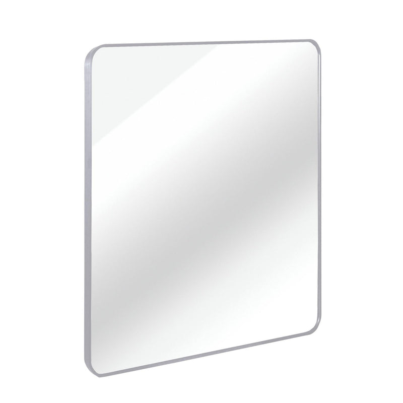 Aluminum Square Framed Bathroom Vanity Mirror (756104) - Silver