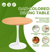Load image into Gallery viewer, Mid-Century Tulip Table With Round Top, Pedestal Base
