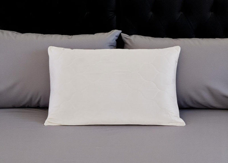 Cotton Latex Foam And Wool Hypoallergenic Bed Pillow - Queen