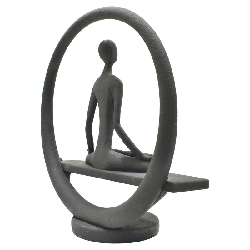 Yoga Meditation Tabletop Sculpture - Black
