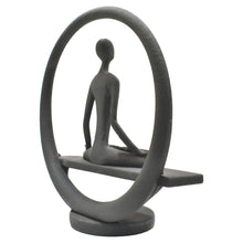 Load image into Gallery viewer, Yoga Meditation Tabletop Sculpture - Black
