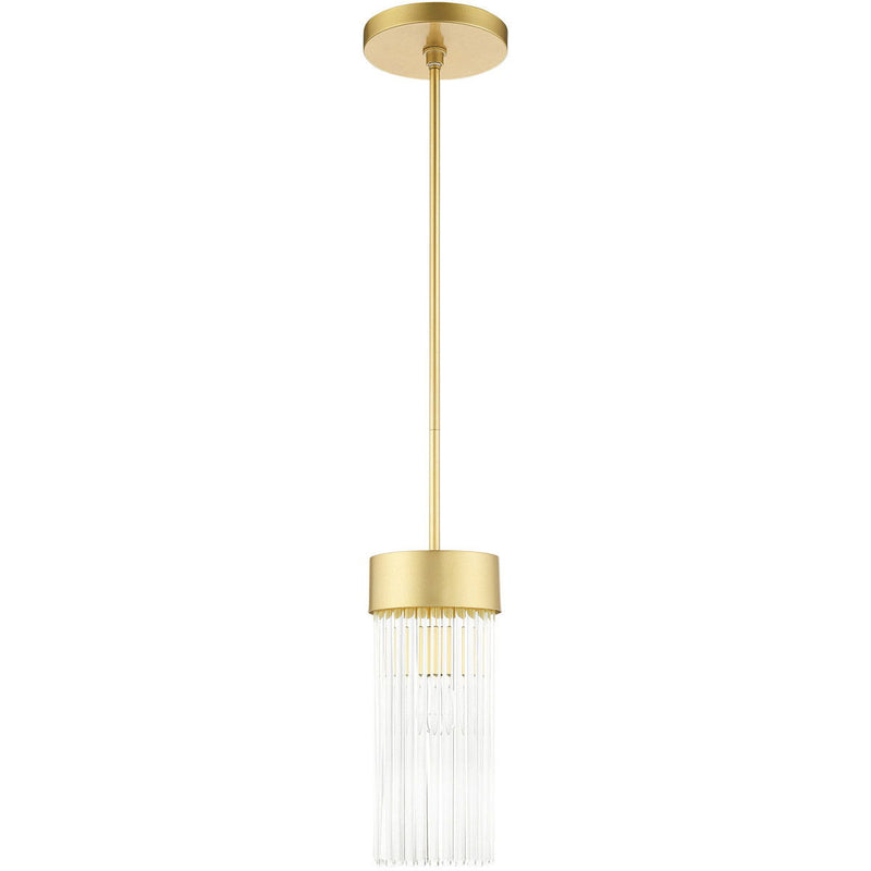 Dimmable Chandelier With Shades - Gold