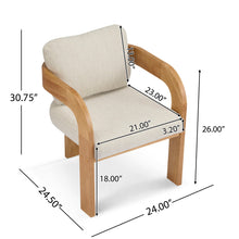 Load image into Gallery viewer, Dining Chairs With Pillow Back (Set of 2)
