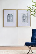 Load image into Gallery viewer, Fake Pencil Architectual Wall Art, Wall Decor Accent (Set of 2) - Silver

