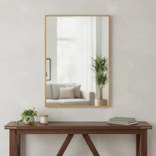 Load image into Gallery viewer, Aluminum Framed Accent Mirror - Gold

