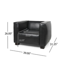 Load image into Gallery viewer, Vortexia - Club Chair With Tuxedo Design
