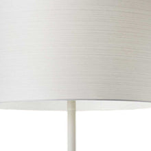 Load image into Gallery viewer, Metal Floor Lamp With White Drum Shade - White
