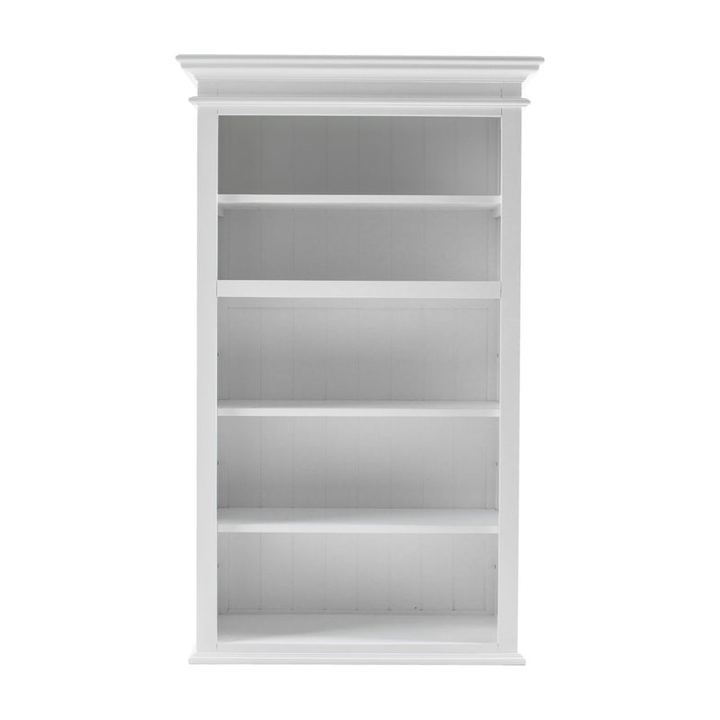 Adjustable Four Tier Bookcase (397126) - White